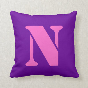 Letter N Kussens