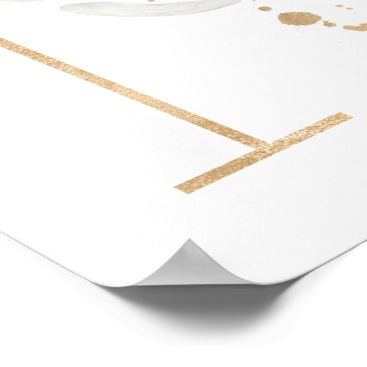 Letter N Monogram Poster (Hoek)