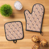 Letter N Ovenwant & Pannenlap Set (Top down)