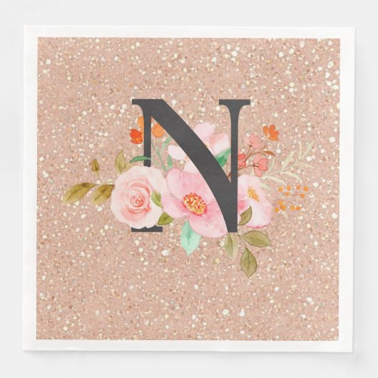 Letter N Servet (Voorkant)