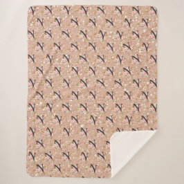 Letter N Sherpa Deken