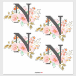 Letter N Sticker