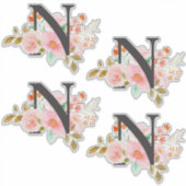 Letter N Sticker (Voorkant)