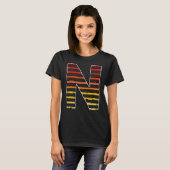 letter N T-shirt (Voorkant volledig)