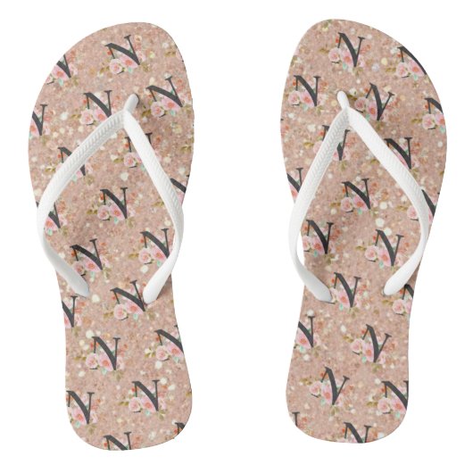 Letter N Teenslippers (Voetbed)