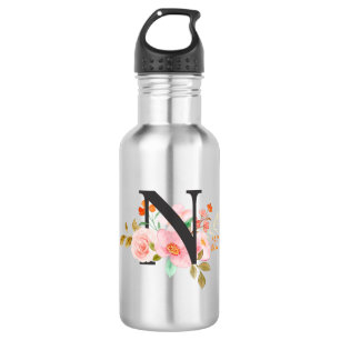 Letter N Waterfles