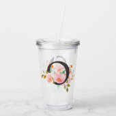 Letter O Acryl Drinkbeker (Achterkant)