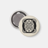 Letter O Celtic Knot Monogram Magneet (Voorkant / Achterkant)