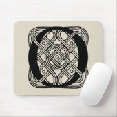 Letter O  Celtic Knot Monogram Muismat (Met muis)