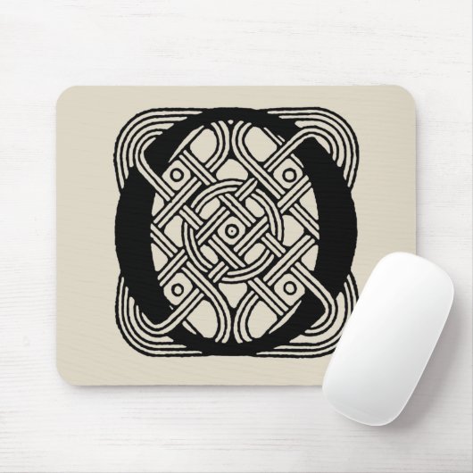 Letter O Celtic Knot Monogram Muismat (Met muis)