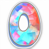 Letter O_ Graffiti Alfabet Letters Sticker (Voorkant)