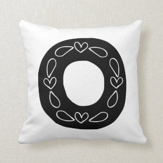 Letter O Initiaal Pillow Kussen