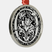 Letter O Medieval Monogram  Initiaal Metalen Ornament (Rechts)