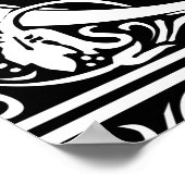 Letter O Medieval Monogram  Initialv Poster (Hoek)