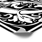 Letter O Medieval Monogram Initialv Poster (Hoek)