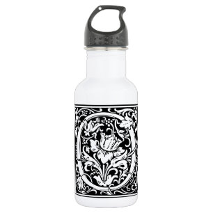 Letter O Middeleeuwse Monogram Art Nouveau Waterfles
