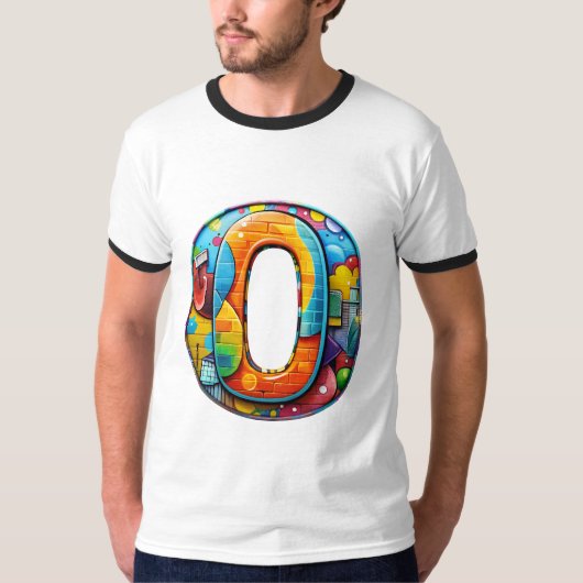 letter O T-shirt (Voorkant)