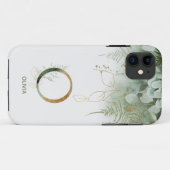 Letter O Varen & Succulent Hoesje-Mate iPhone Case (Achterkant (horizontaal))