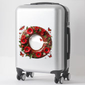 🐞 Letter O Voor Aangepaste Bloemengeschenken 🌸 Sticker (Koffer)