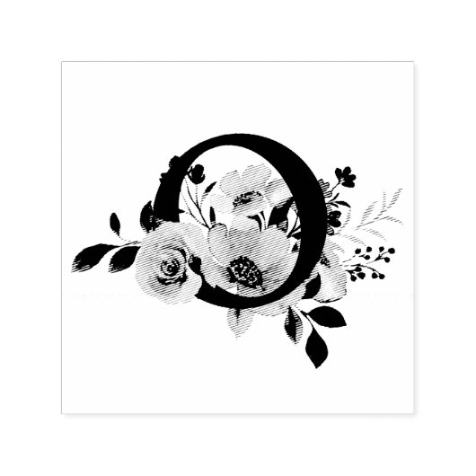Letter O Zelfinktende Stempel (Design)