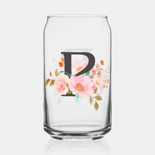 Letter P Blikvorm Glas (Voorkant)