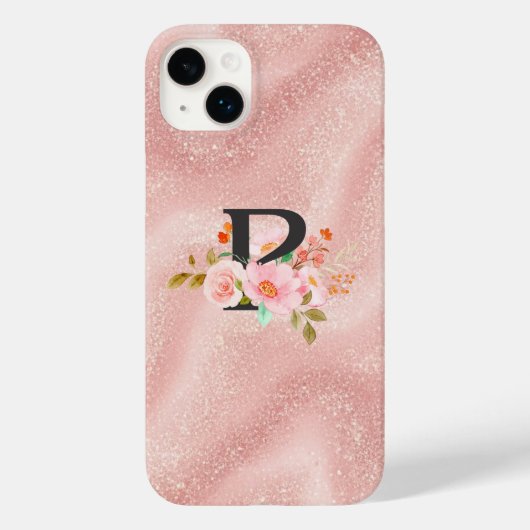 Letter P Case-Mate iPhone Case (Achterkant)