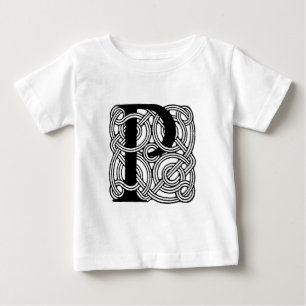 Letter P  Celtic Knot Monogram