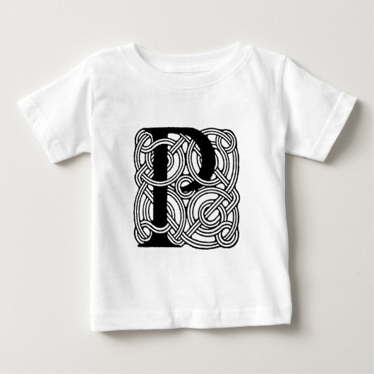 Letter P  Celtic Knot Monogram (Voorkant)