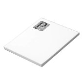 Letter P  Celtic Knot Monogram Notitieblok (Linkerzijde)