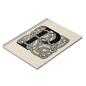Letter P Celtic Knot Monogram Notitieboek (Linkerzijde)