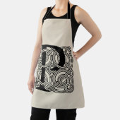 Letter P  Celtic Knot Monogram Schort (Insitu)