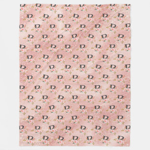 Letter P Fleece Deken
