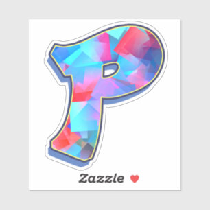 Letter P_ Graffiti alfabet letters Sticker