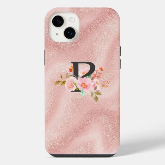 Letter P iPhone Hoesje (Achterkant)