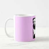 Letter P is voor Panda Beer Monogram Initiaal Mok (Links)
