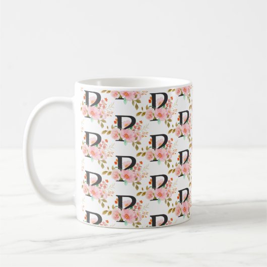 Letter P Koffiemok (Links)