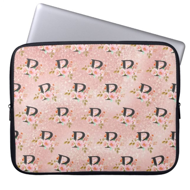 Letter P Laptop Sleeve (Voorkant)