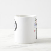 Letter P met bloemen Koffiemok (Center)