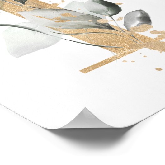 Letter P Monogram Poster (Hoek)