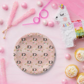 Letter P Papieren Bordje (Feest)