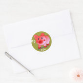 Letter P Piglet Stickers (Envelop)