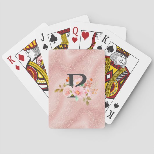 Letter P Pokerkaarten (Achterkant)