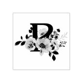 Letter P Rubberstempel (Afrduk)
