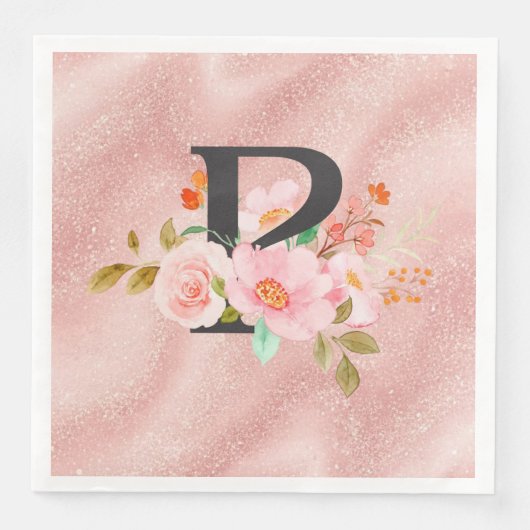Letter P Servet (Voorkant)