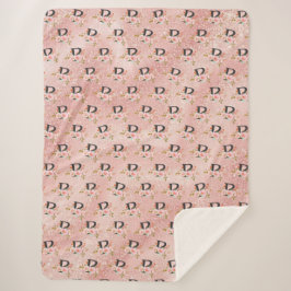Letter P Sherpa Deken