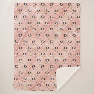 Letter P Sherpa Deken