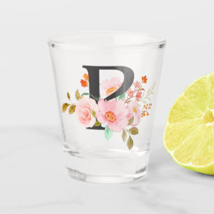 Letter P Shot Glas