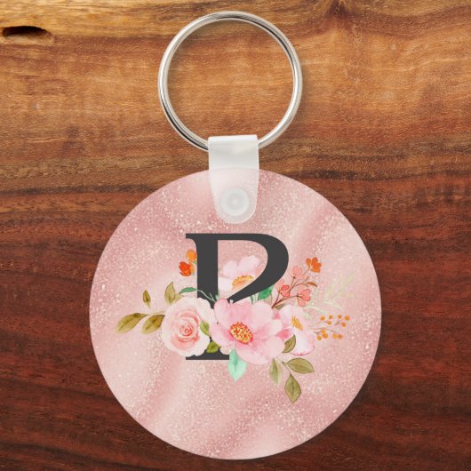 Letter P Sleutelhanger (Achterkant)