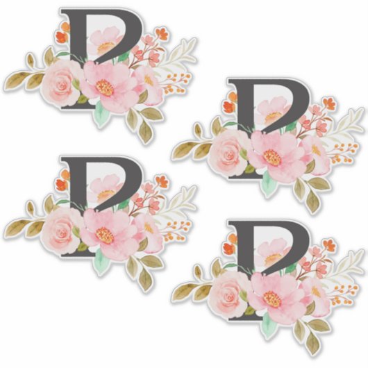 Letter P Sticker (Voorkant)