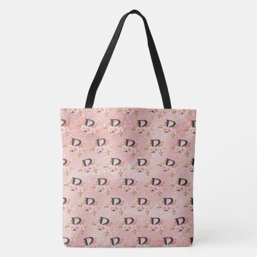 Letter P Tote Bag (Voorkant)
